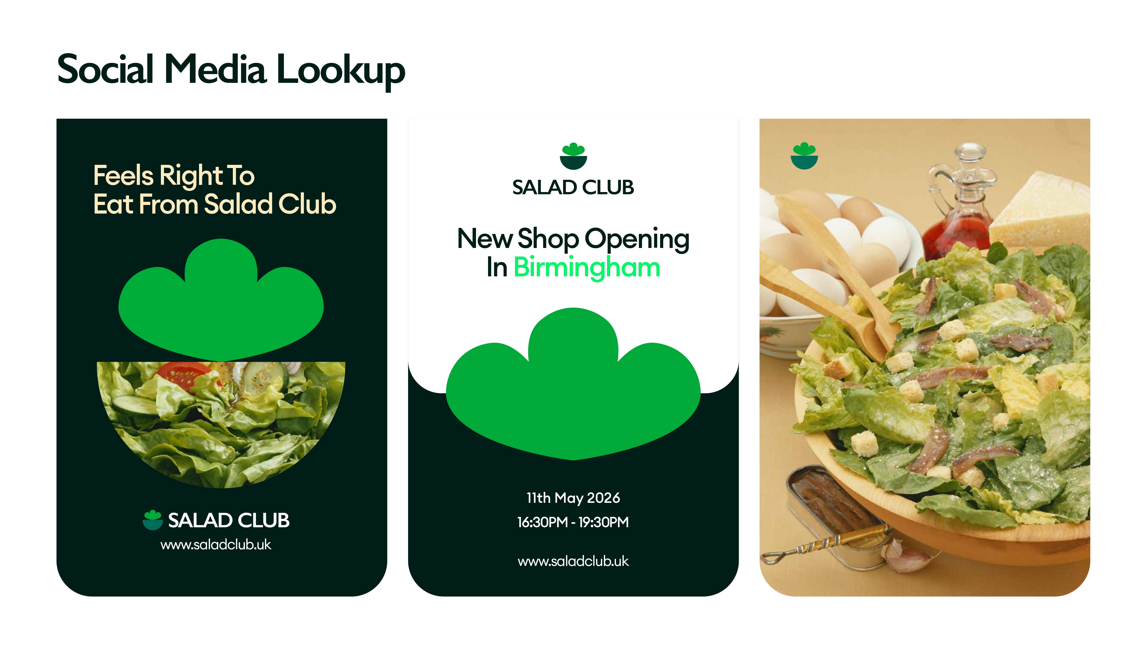 Salad Club brand guidelines — page 13